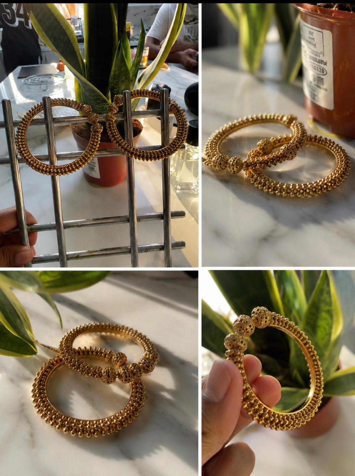 Golden Elegance – Handmade Gold Bangles